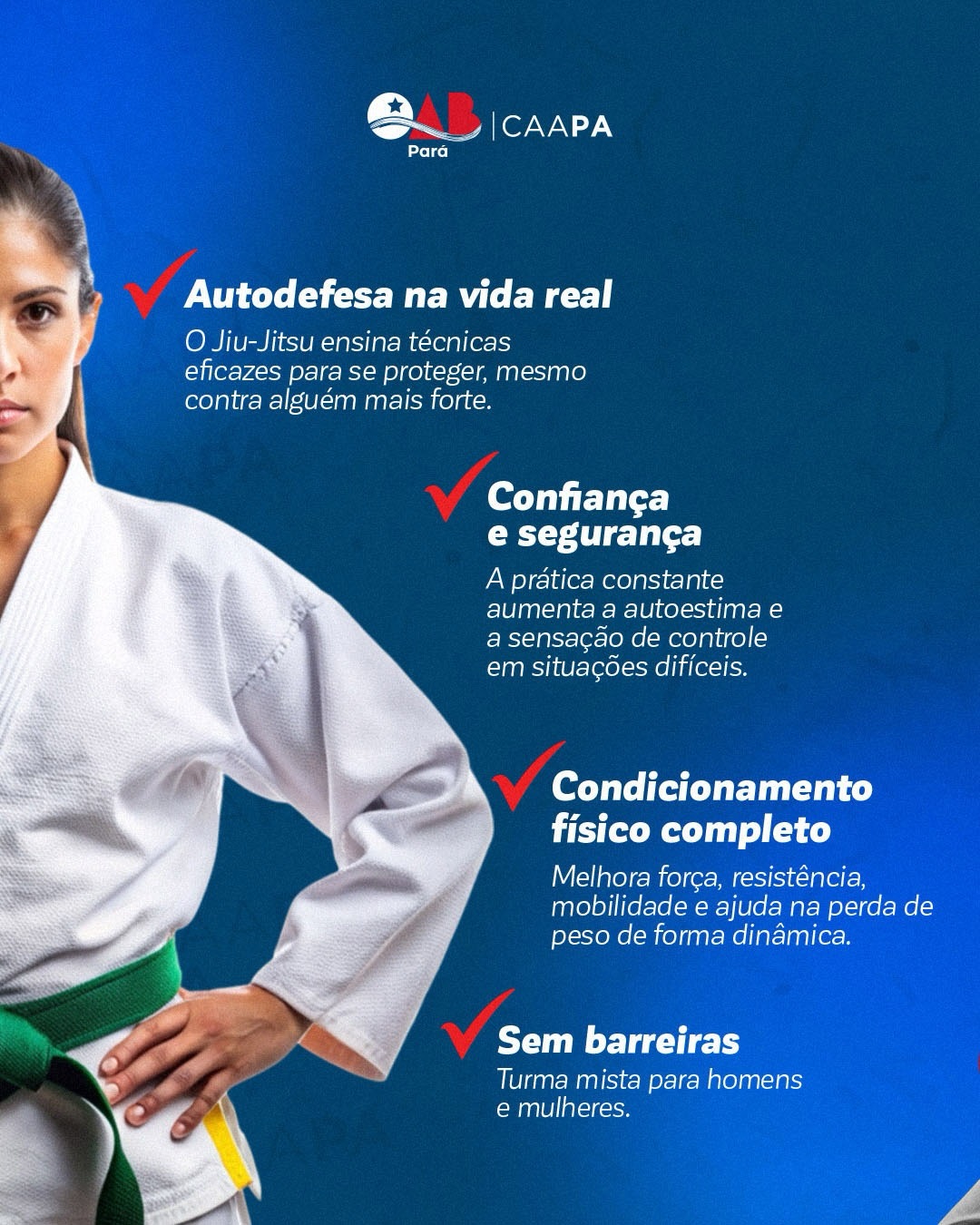 Jiu-Jitsu – Treino inaugural às 20h no Clube da Advocacia.