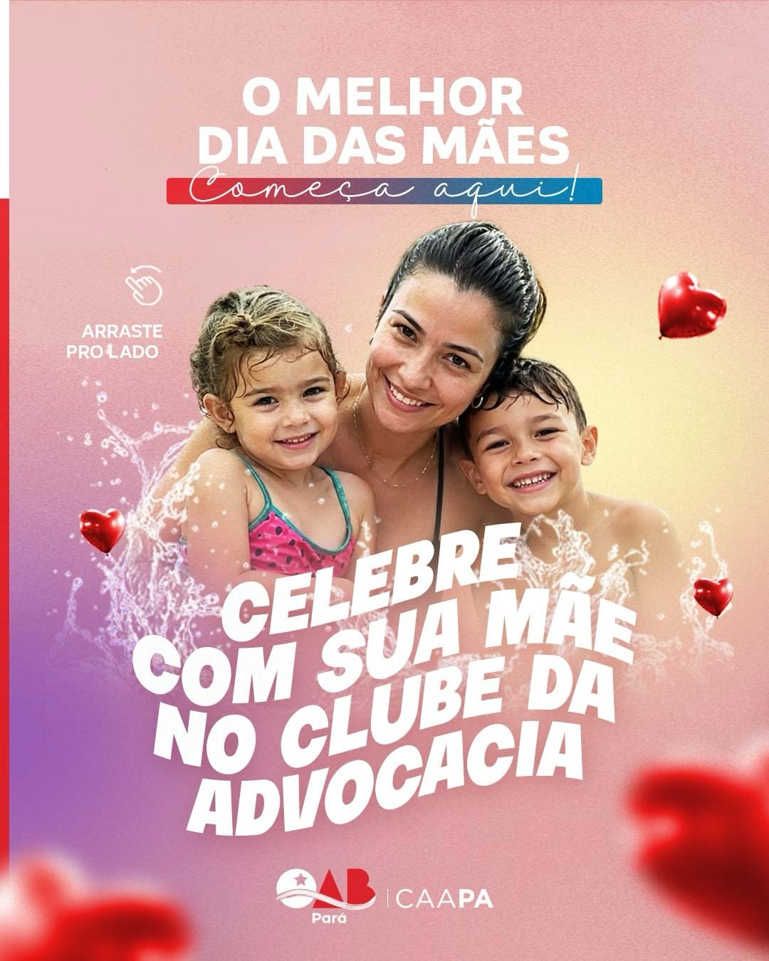 Uma homenagem preparada com carinho para reconhecer o amor que inspira e fortalece. A CAAPA preparou uma programação cheia de carinho e diversão para celebrar o Dia das Mães no Clube da Advocacia!
