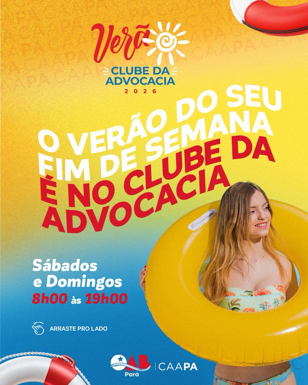 O verão chegou, e o Clube da Advocacia está de portas abertas para você e sua família!