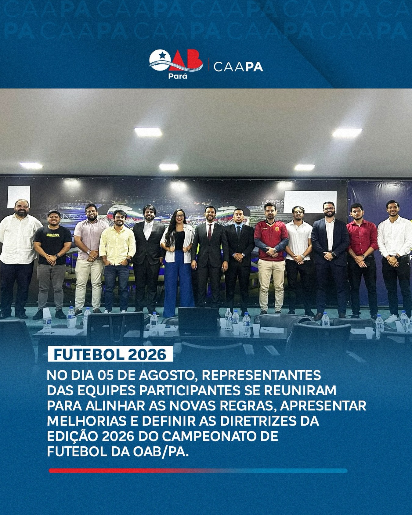 O Campeonato de Futebol da OAB/PA 2026 está ganhando forma!