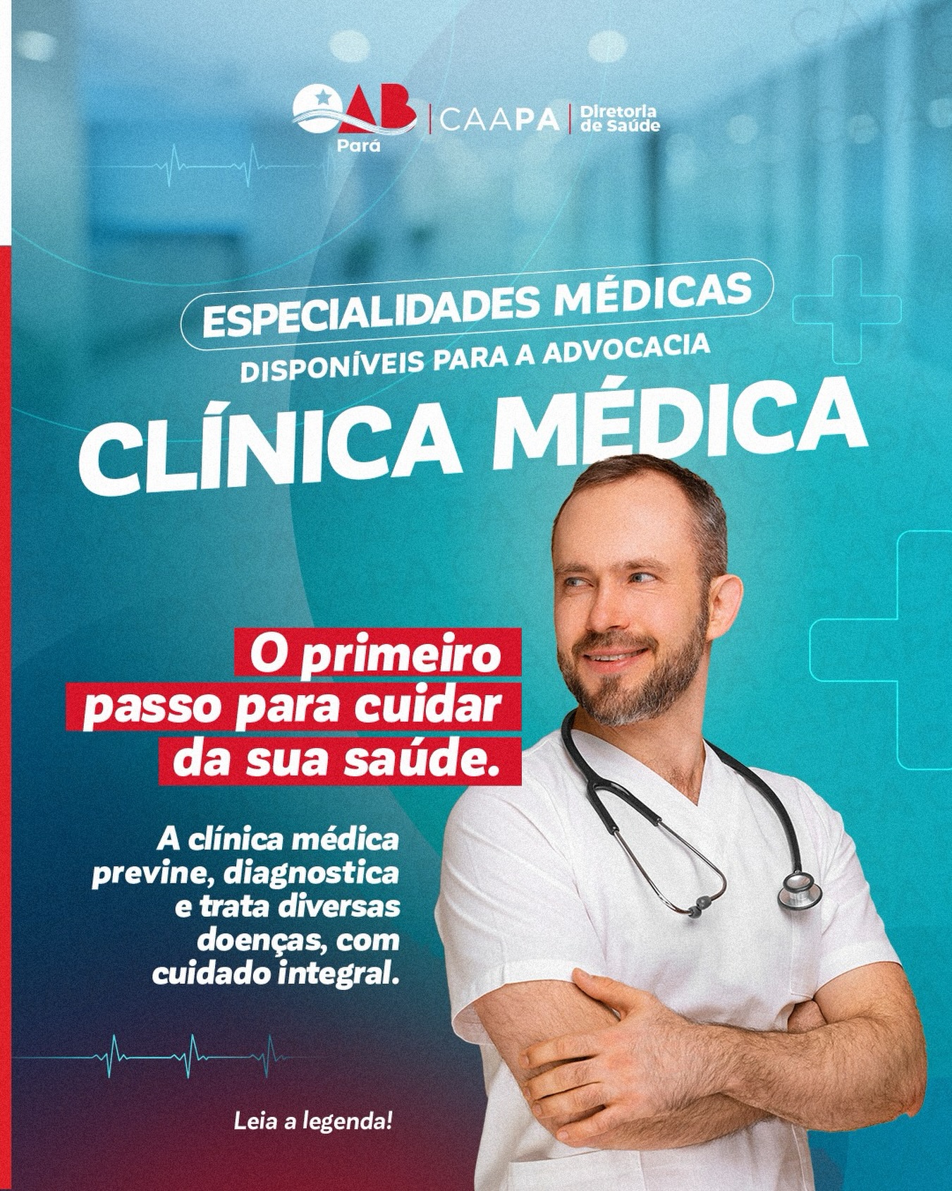 A CAAPA disponibiliza atendimento com clínico geral, na sede da CAAPA, contribuindo para a prevenção, o diagnóstico e o tratamento de diversas doenças, com atenção integral à saúde.